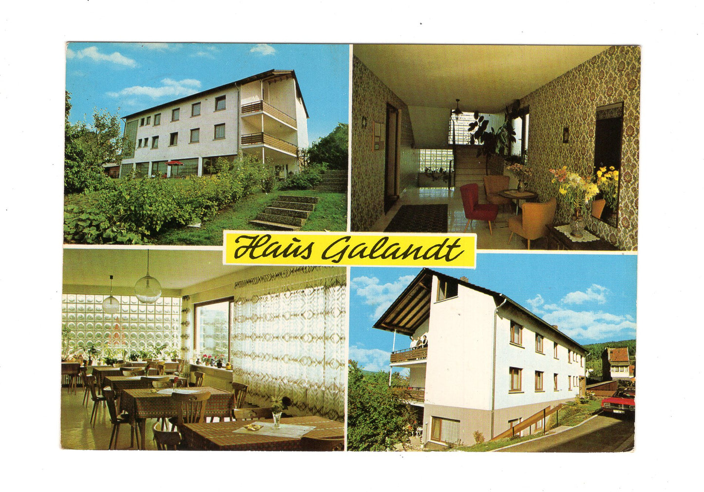 Ansichtskarte Bad Salzschlirf / Haus Galandt