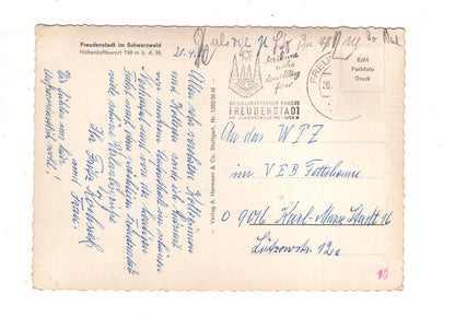 Ansichtskarte Freudenstadt im Schwarzwald / J1-69