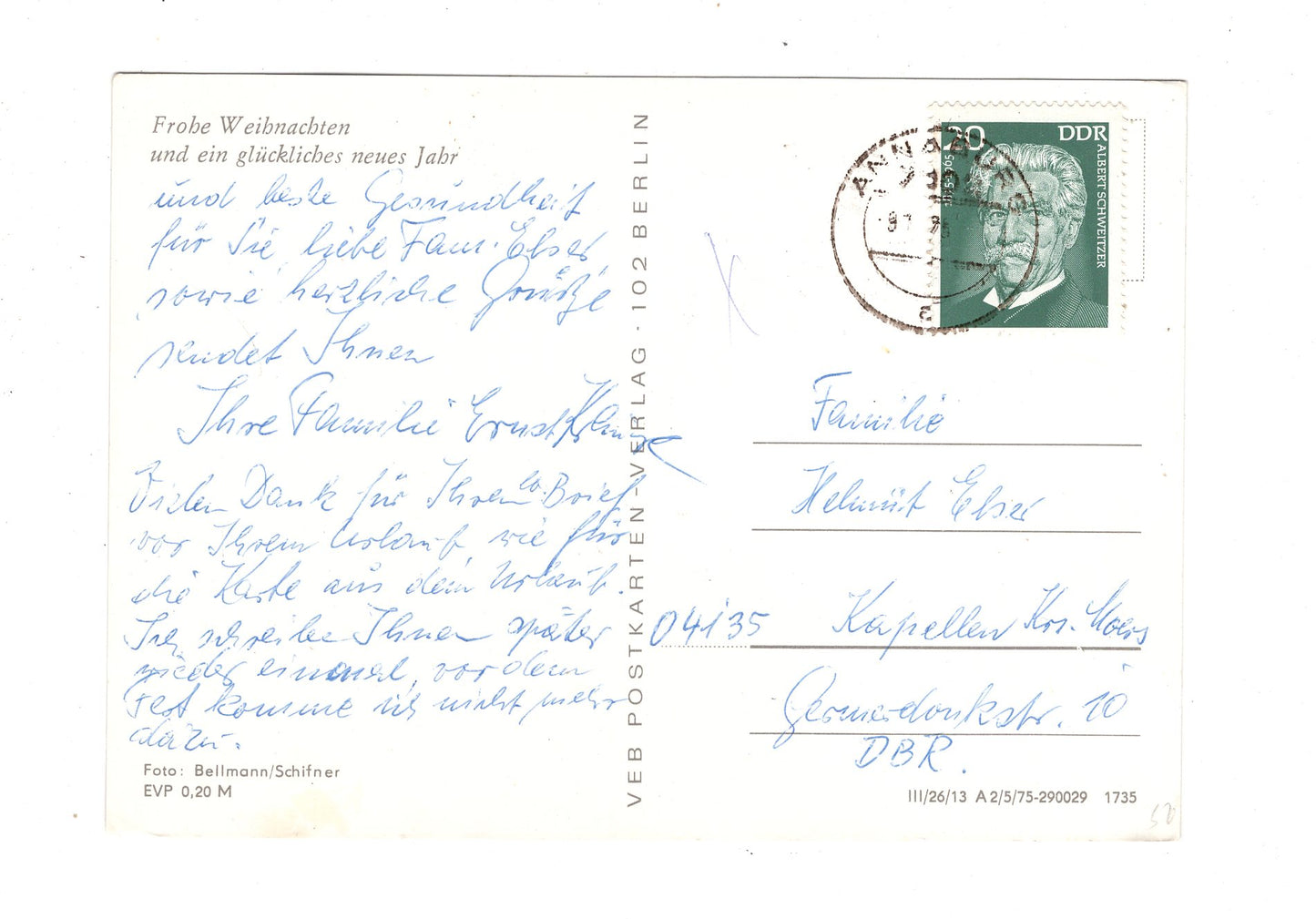 Ansichtskarte Feiertage / Frohe Weihnachten / K1-64