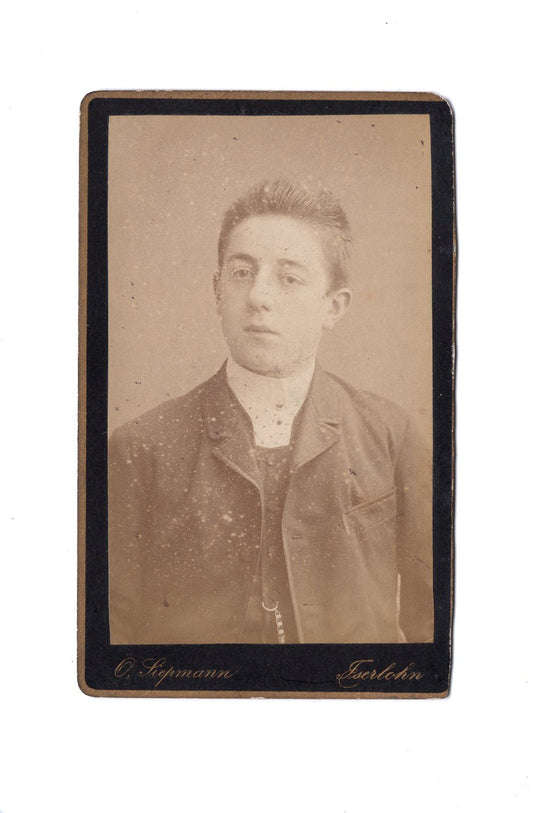 Fotografie Herrenportrait - Iserlohn 1880er