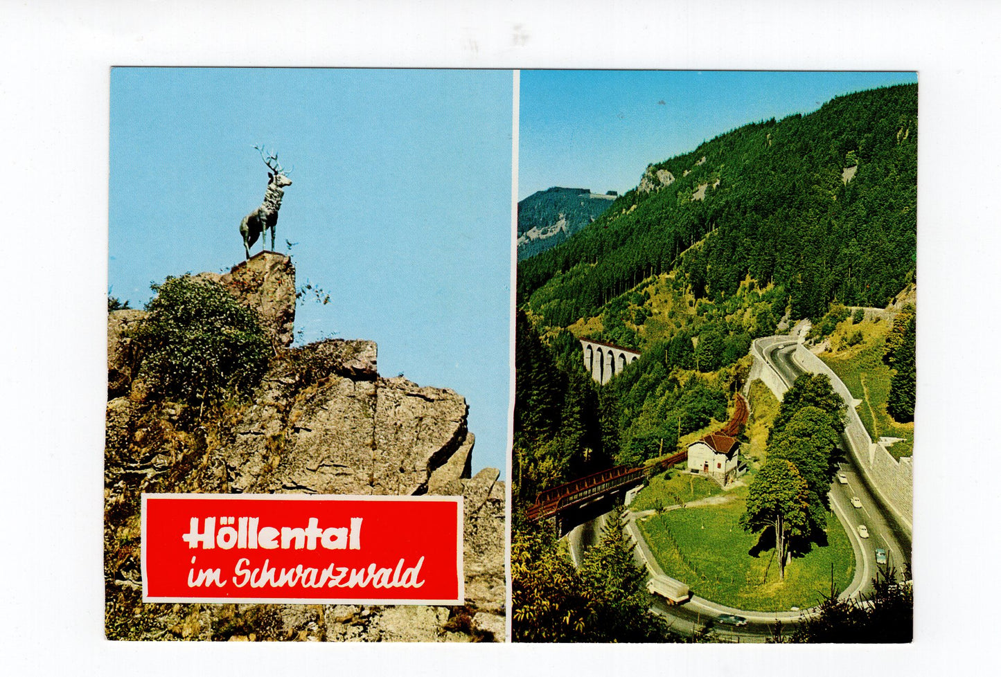 Ansichtskarte Höllental im Schwarzwald