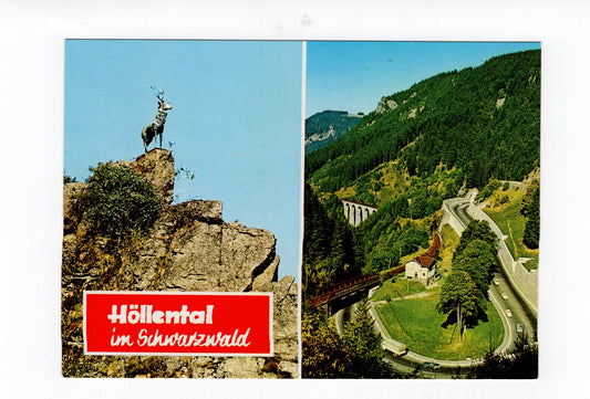 Ansichtskarte Höllental im Schwarzwald
