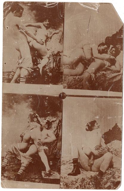 Fotografie Historisches Aktfoto / Erotik / Sex / I1-56