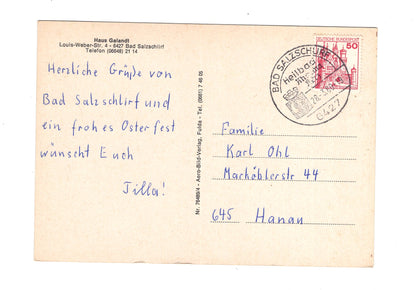 Ansichtskarte Bad Salzschlirf / Haus Galandt