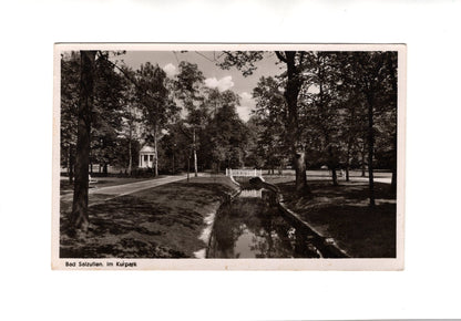 Ansichtskarte Bad Salzuflen / Im Kurpark