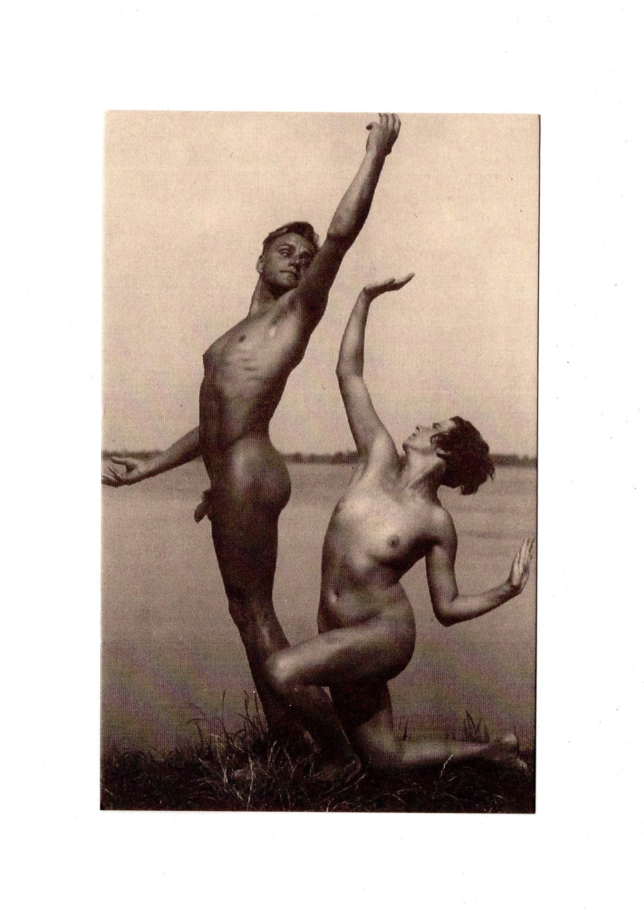 Ansichtskarte Akt / Erotik / Erotische Szene