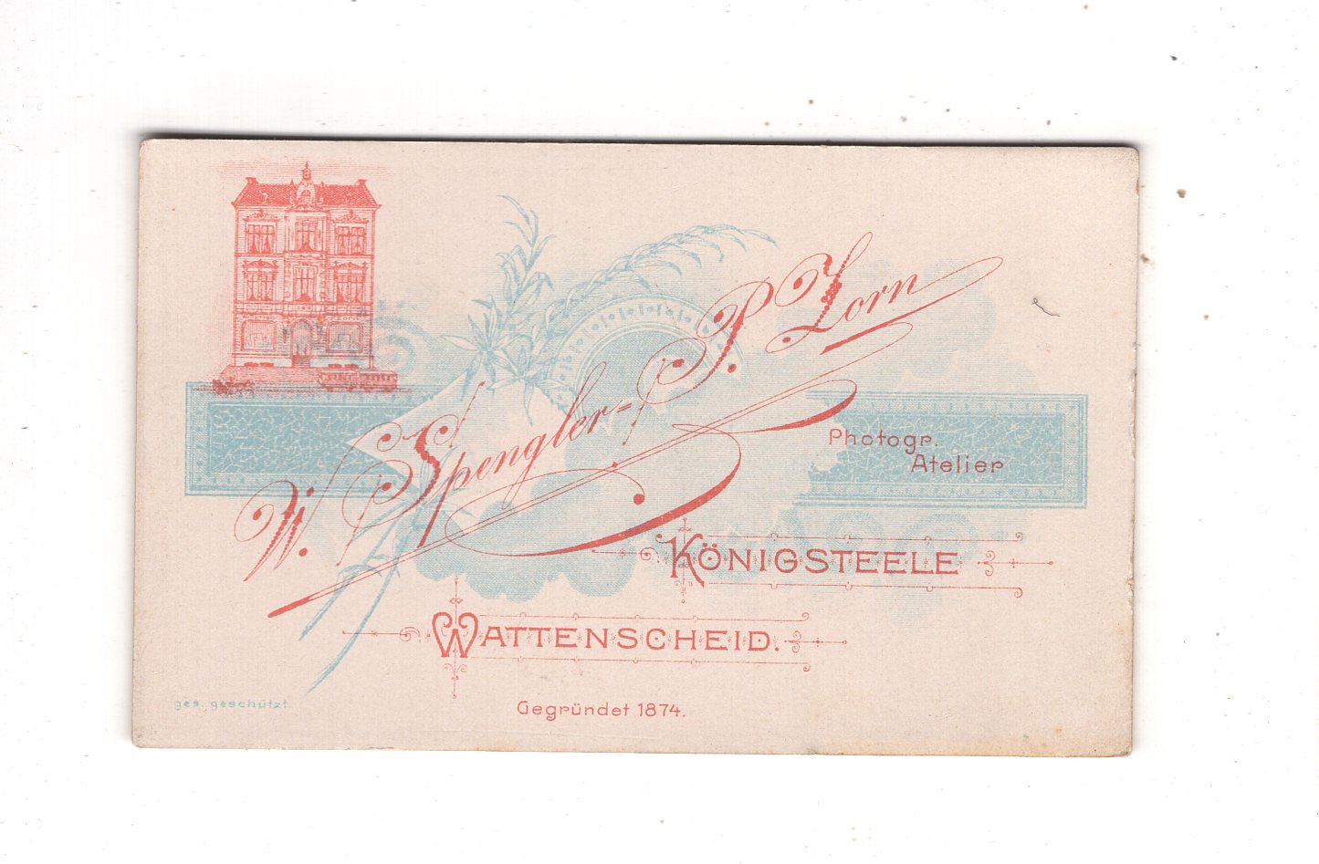 Fotografie Niedliches kleines Kind - Wattenscheid / Königssteele 1890er