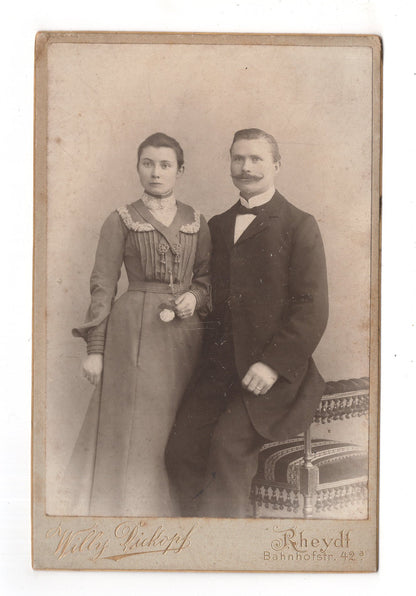 Fotografie Feines Paar - Rheydt 1890er