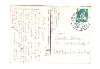 Ansichtskarte Bad Salzschlirf / Hotel Badehof