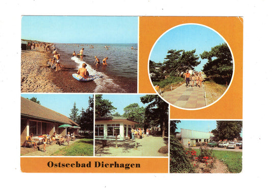Ansichtskarte Ostseebad Dierhagen  / Kioskreihe am Strandzugang +++ / L1-69