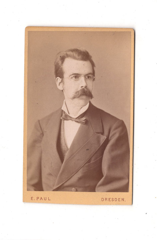 Fotografie Herrenportrait - Dresden 1870er