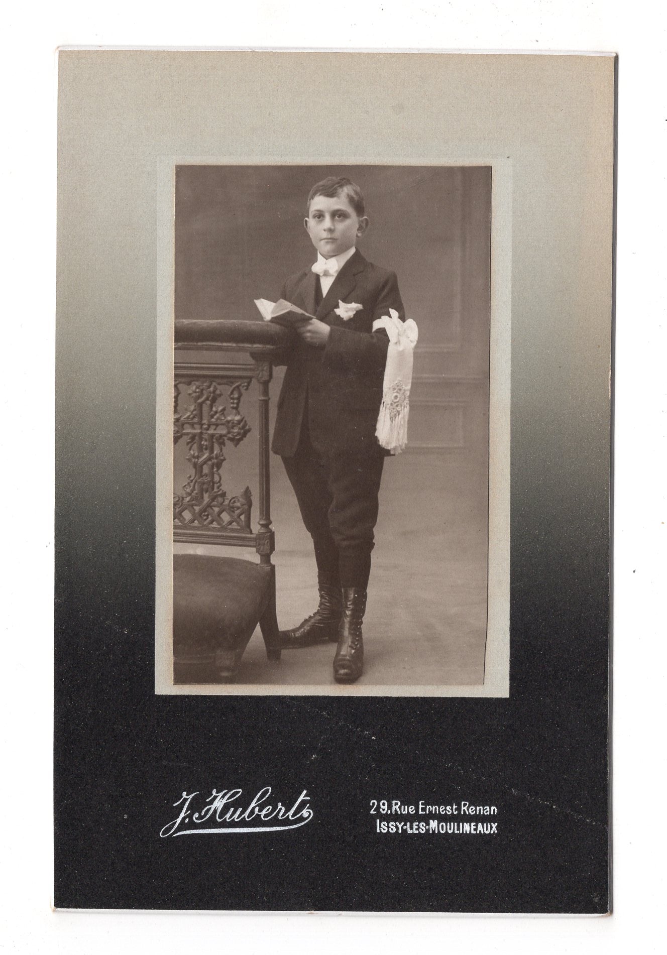 Fotografie Feiner Junge - Issy-les-Moulineaux um 1910 / CAB U-27