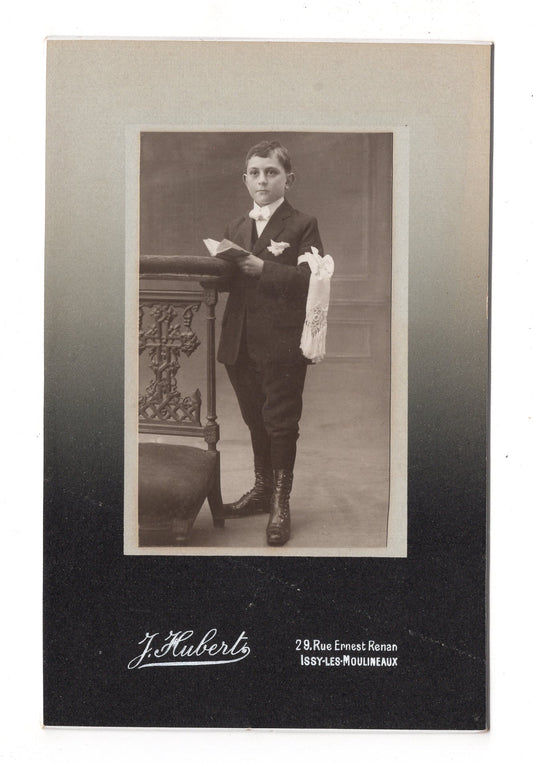 Fotografie Feiner Junge - Issy-les-Moulineaux um 1910 / CAB U-27