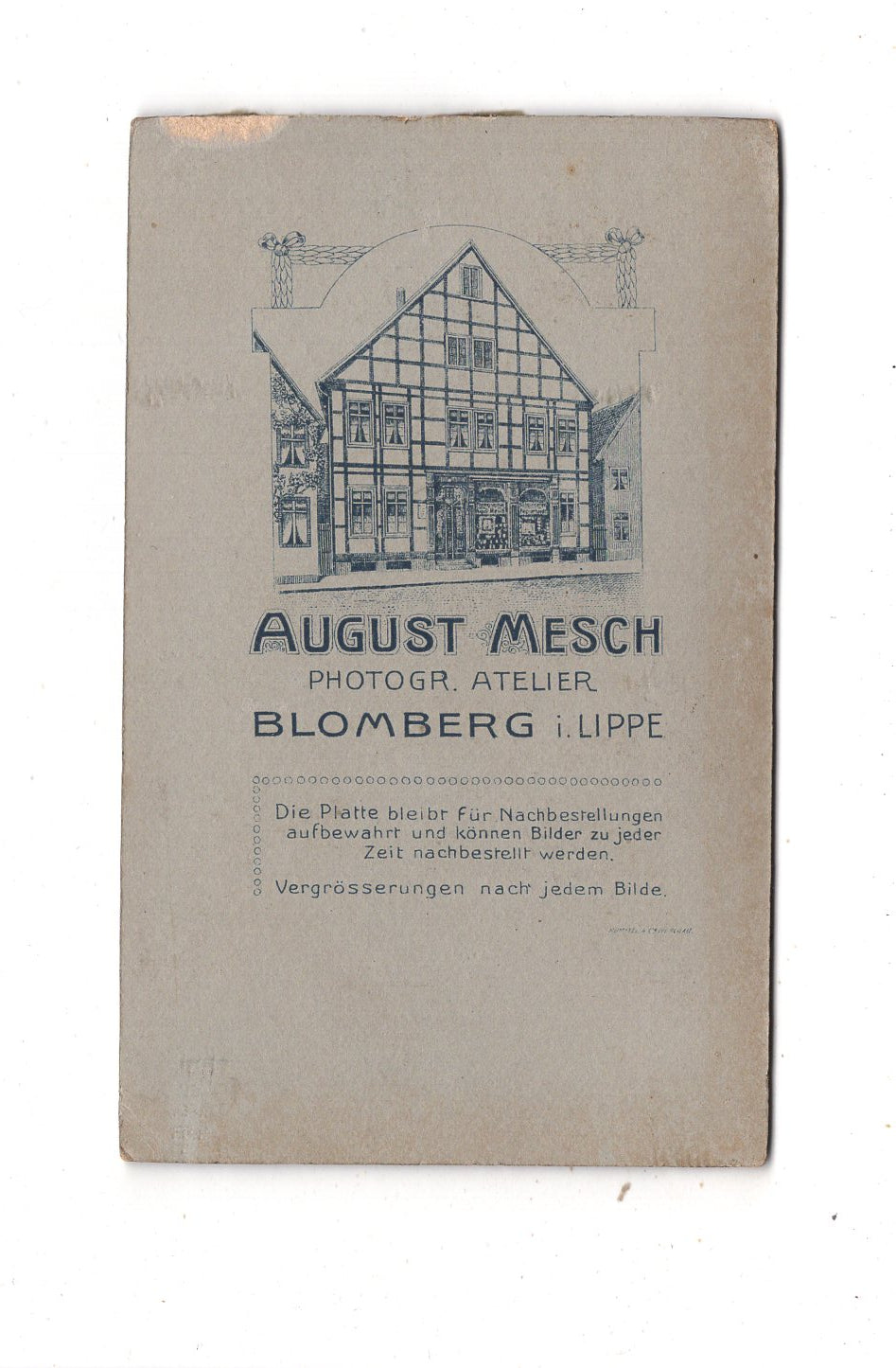 Fotografie Niedliche kleine Kinder - Blomberg 1900er / CDV M1-10