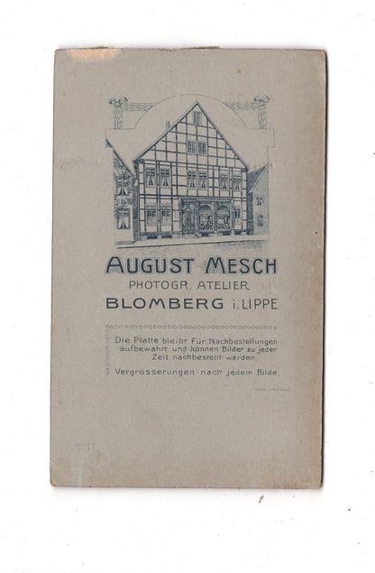 Fotografie Niedliche kleine Kinder - Blomberg 1900er / CDV M1-10