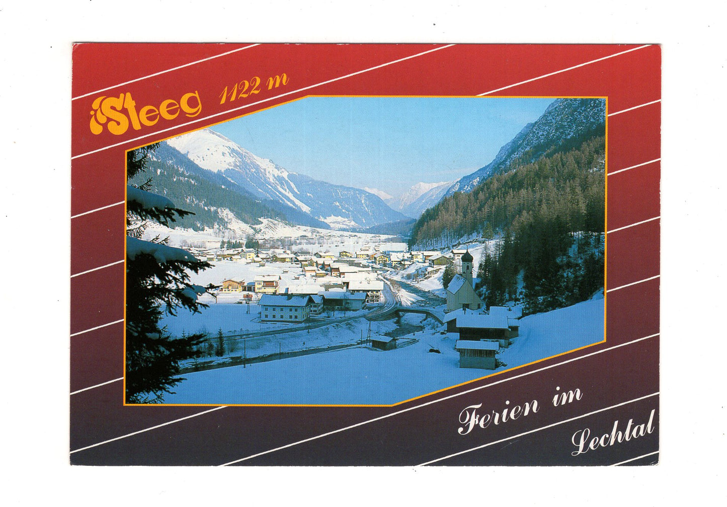 Ansichtskarte Steeg / Lechtal / Österreich