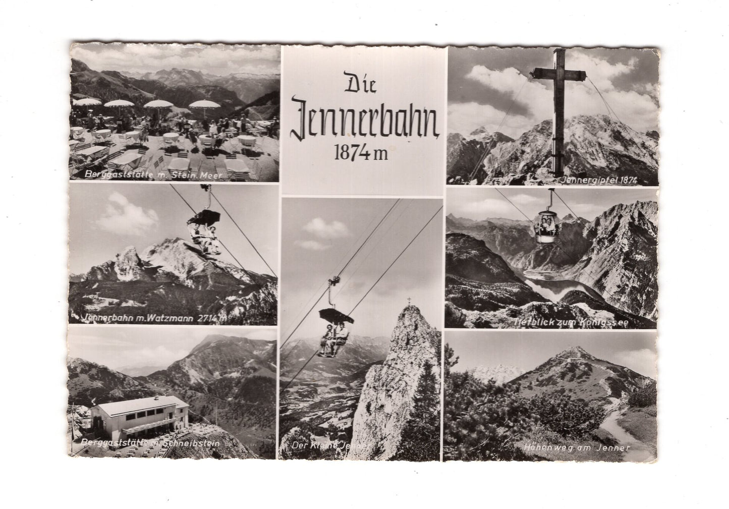 Ansichtskarte Die Jennerbahn