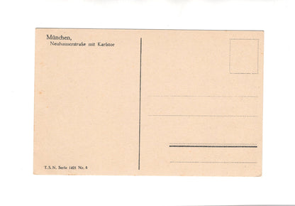 Ansichtskarte München / Neuhauser Straße mit Karlstor