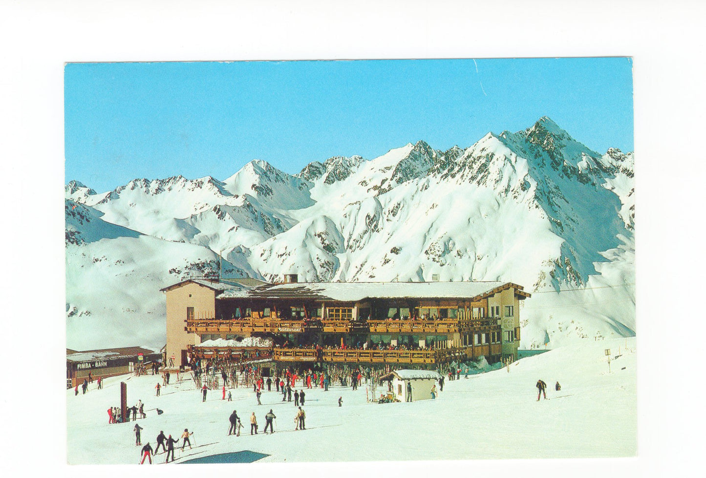 Ansichtskarte Silvretta-Skiarena-Ischgl / Restaurant auf der Idalpe / Tirol / Österreich