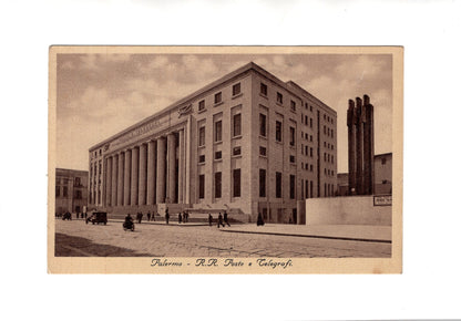 Ansichtskarte Palermo / R.R. Poste e Telegrafi / Italien