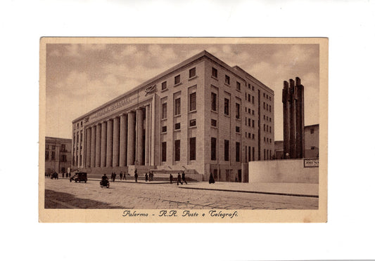 Ansichtskarte Palermo / R.R. Poste e Telegrafi / Italien