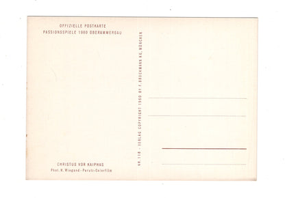 Ansichtskarte Passionsspiele Oberammergau 1960 / Christus von Kaiphas