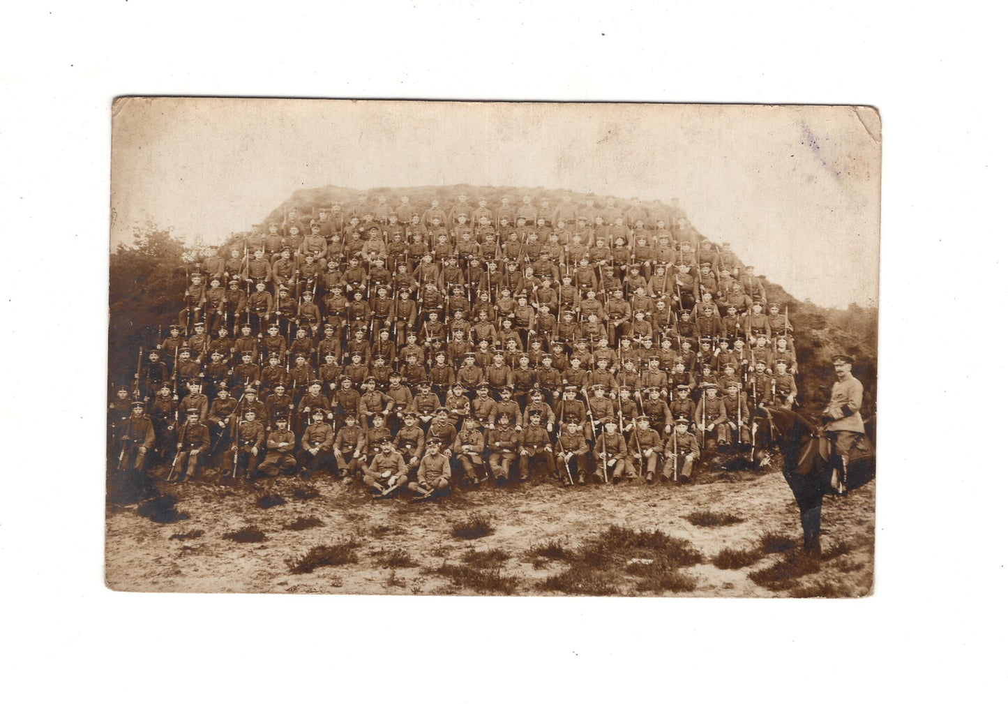 Ansichtskarte Gruppenbild Soldaten - Munsterlager / Munster
