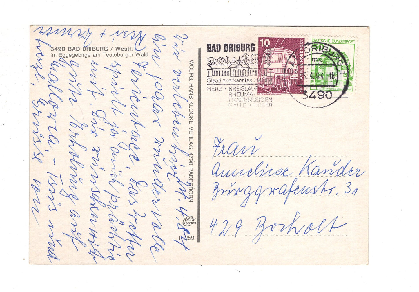 Ansichtskarte Bad Driburg am Teutoburger Wald / J1-53