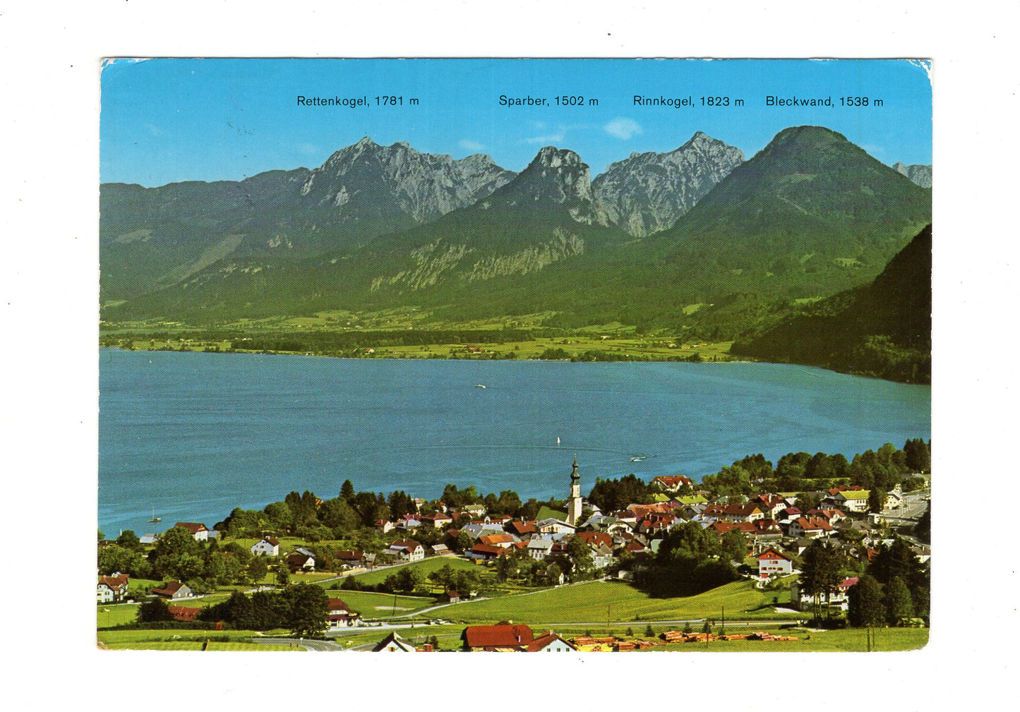 Ansichtskarte St. Gilgen vom Mozartblick / Österreich