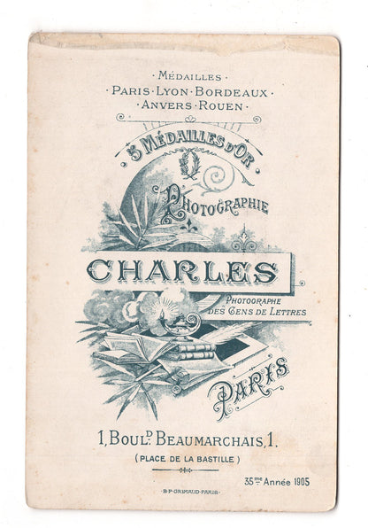 Fotografie Feiner Junge - Paris 1905 / CAB U-27