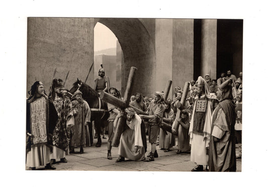 Ansichtskarte Passionsspiele Oberammergau 1960 / Kreuzweg