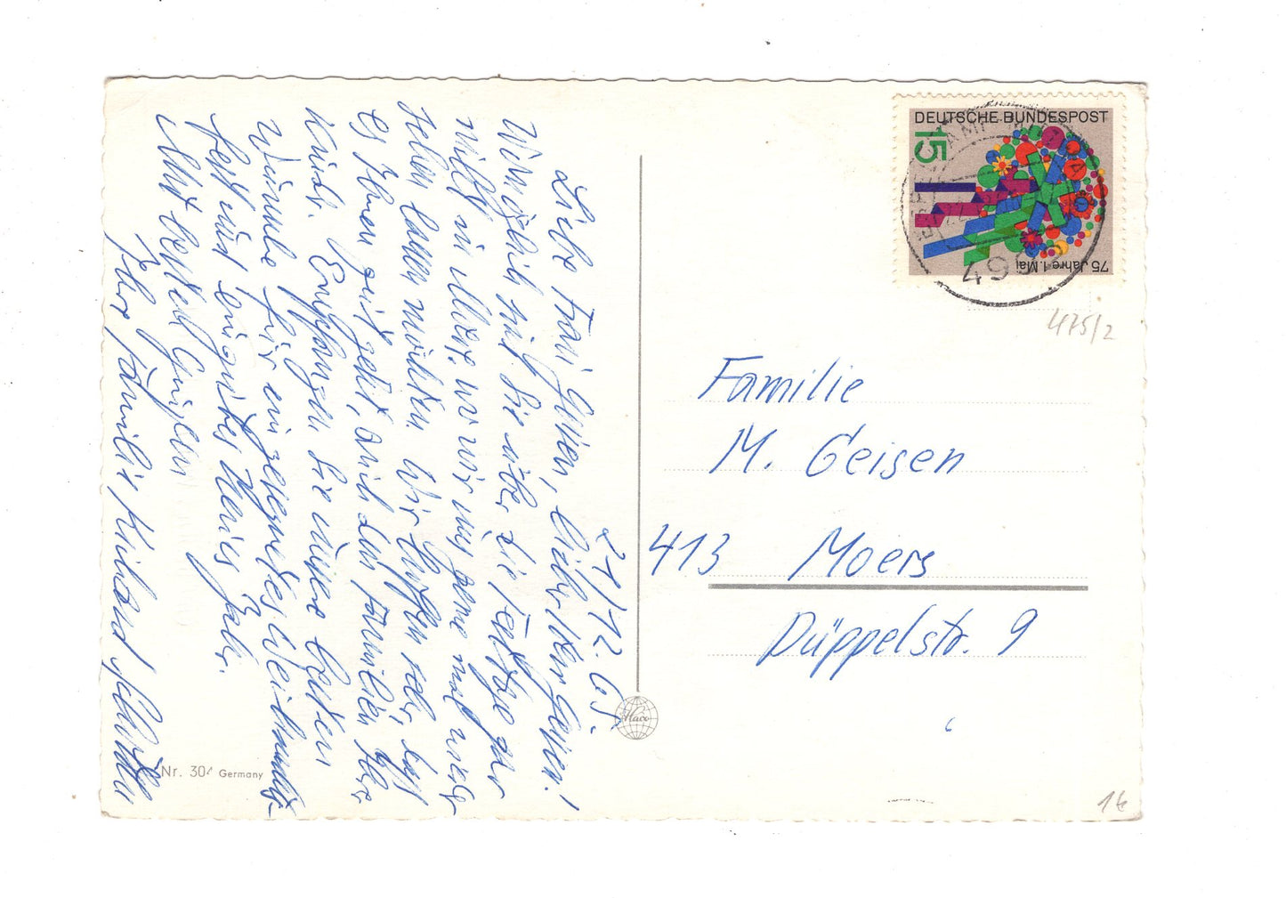 Ansichtskarte Feiertage / Frohe Weihnachten / K1-64