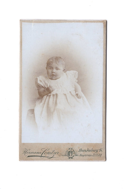 Fotografie Schönes Kinderbild / Baby - Brandenburg 1890er