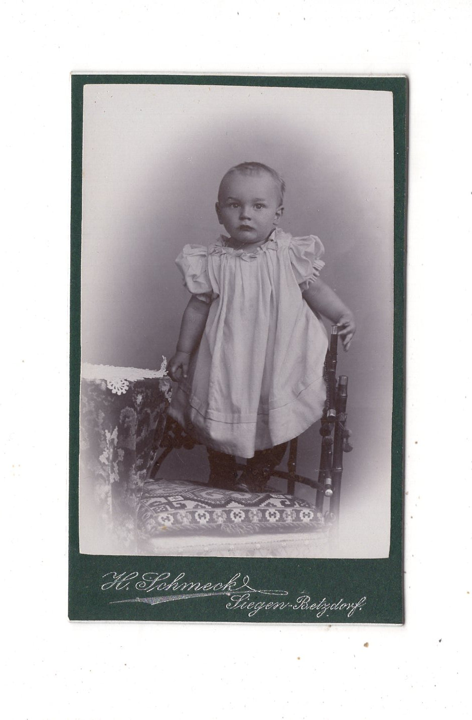 Fotografie Niedliches kleines Kind - Siegen / Betzdorf um 1900