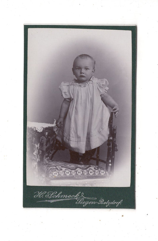 Fotografie Niedliches kleines Kind - Siegen / Betzdorf um 1900