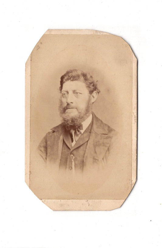 Fotografie Herrenportrait - Schönberg in Holstein 1870er / CDV C1-25