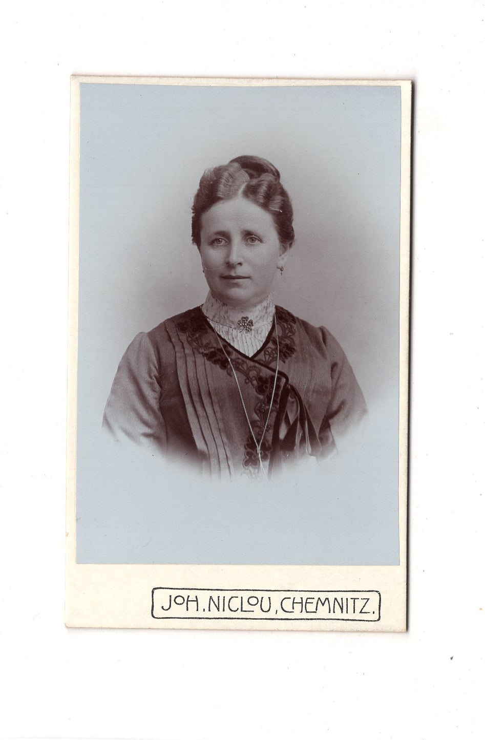 Fotografie Damenportrait - Chemnitz 1900er / CDV C1-07