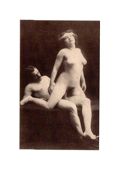 Ansichtskarte Akt / Erotik / Erotische Szene