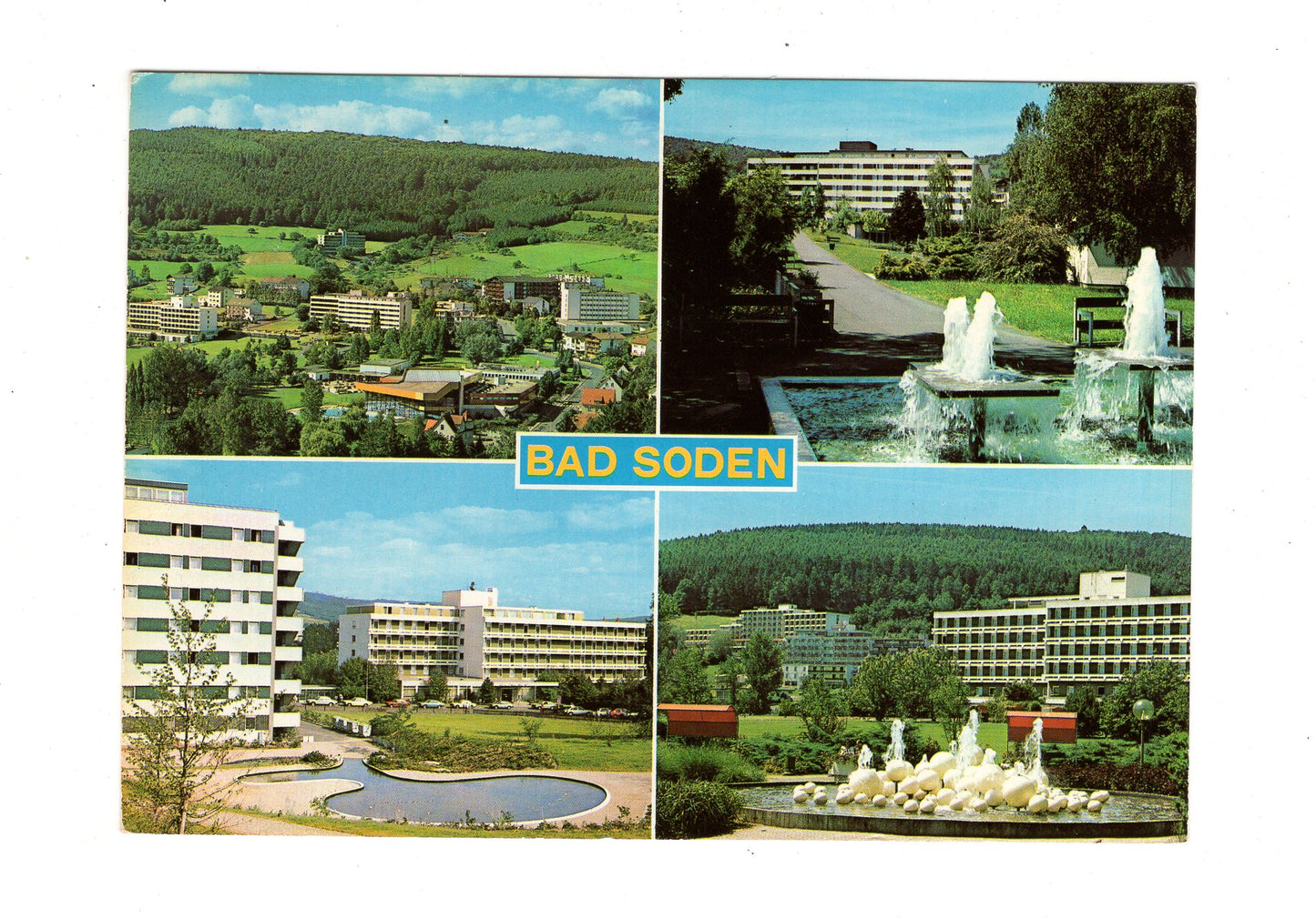 Ansichtskarte Bad Soden-Salmünster / Kurviertel