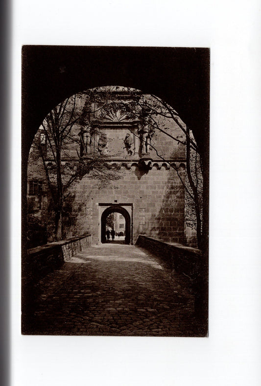 Ansichtskarte Heidelberg / Schloss / Eingang in den Schlosshof