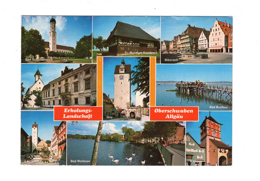 Ansichtskarte Erholungslandschaft Oberschwaben / Allgäu / H1-58