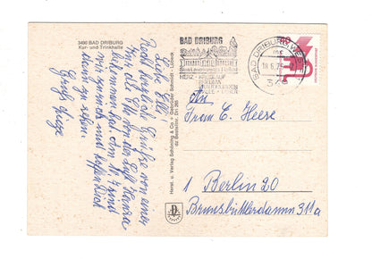 Ansichtskarte Bad Driburg / Kur- und Trinkhalle / J1-53