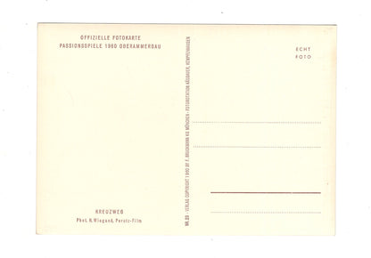 Ansichtskarte Passionsspiele Oberammergau 1960 / Kreuzweg