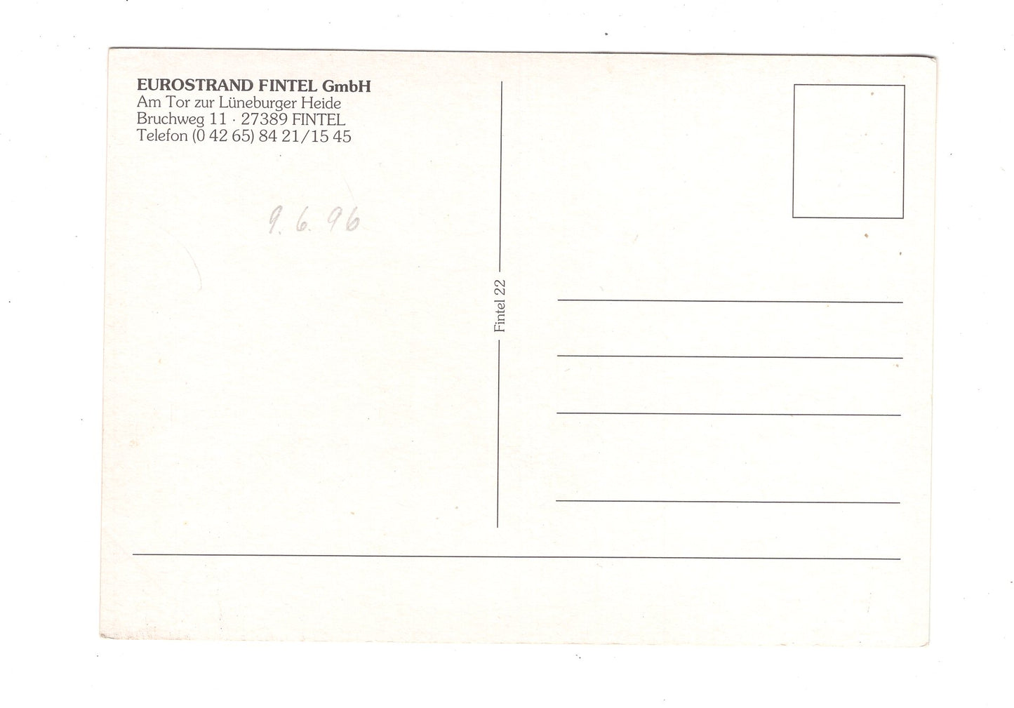 Ansichtskarte Eurostrand Fintel