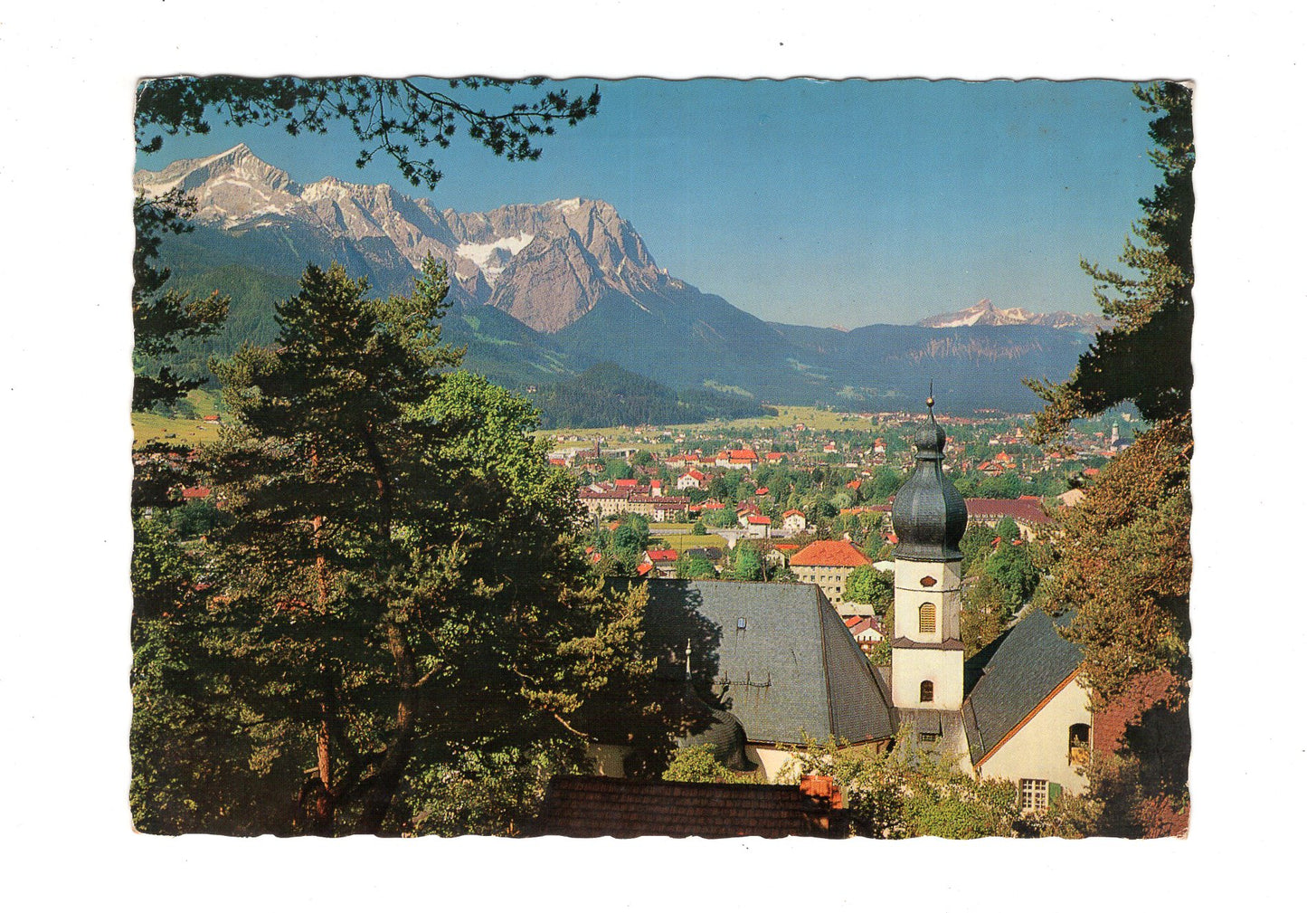 Ansichtskarte St. Anton gegen Garmisch-Partenkirchen