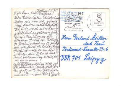 Ansichtskarte Koblenz am Rhein / Kasterdom / G1-62