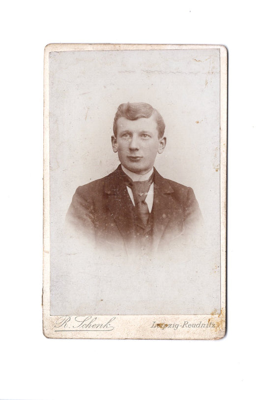 Fotografie Herrenportrait - Leipzig-Reudnitz 1890er