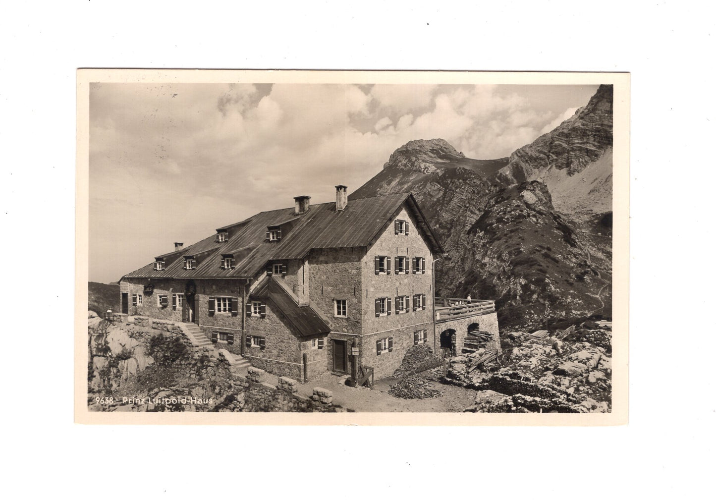 Ansichtskarte Prinz-Luitpold-Haus / Bayerisches Allgäu