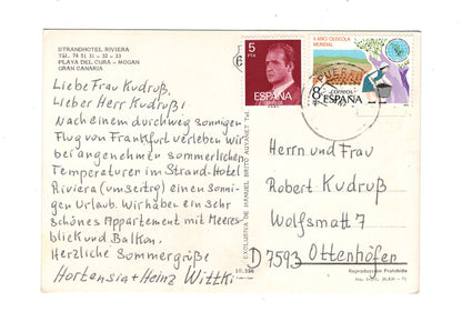 Ansichtskarte Gran Canaria / Mogan / Strandhotel Riviera / Spanien