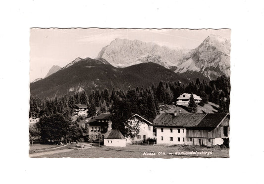 Ansichtskarte Klais / Oberbayern / mit Karwendelgebirge